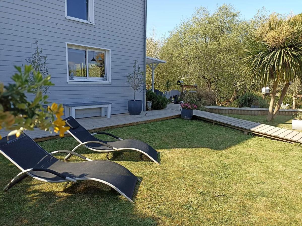 Lodge Avec Vue Sur La Riviere Lannion Exterior foto